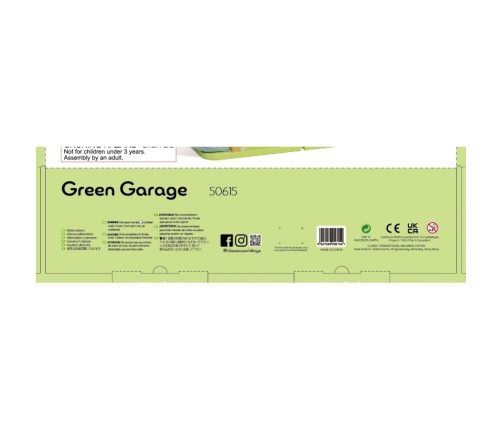 CLASSIC WORLD Drewniany 3 Poziomowy Garaż XL z Windą 