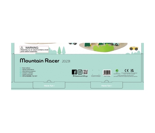 CLASSIC WORLD Drewniany Tor Samochodowy 