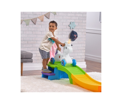 Step2 Kolejka Górska Tor Jeździk Jednorożec Unicorn