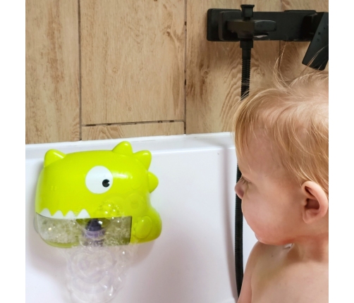 WOOPIE Zabawka do Kąpieli Dinozaur do Robienia Piany Zielony