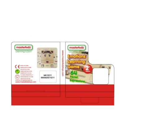 MASTERKIDZ Nauka Emocji Gra Drewniana Montessori