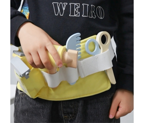 CLASSIC WORLD Zestaw Małego Fryzjera Pas z Akcesoriami  8 el.