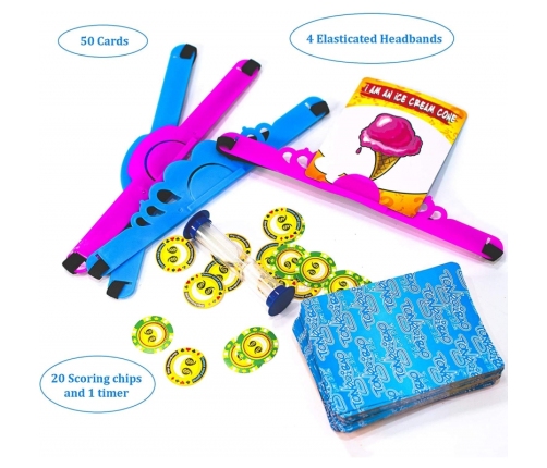 WOOPIE Kim jestem? Zgadnij Gra Rodzinna Rozrywkowa