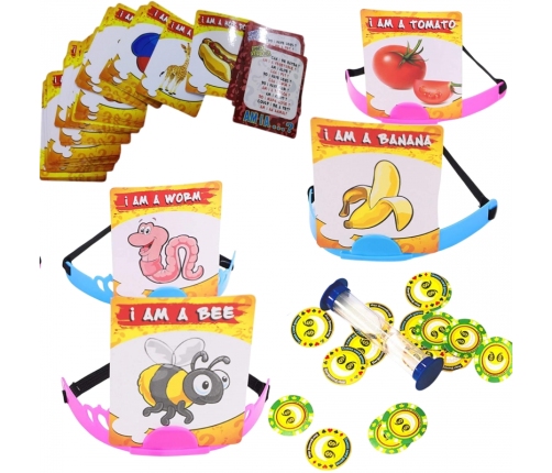 WOOPIE Kim jestem? Zgadnij Gra Rodzinna Rozrywkowa