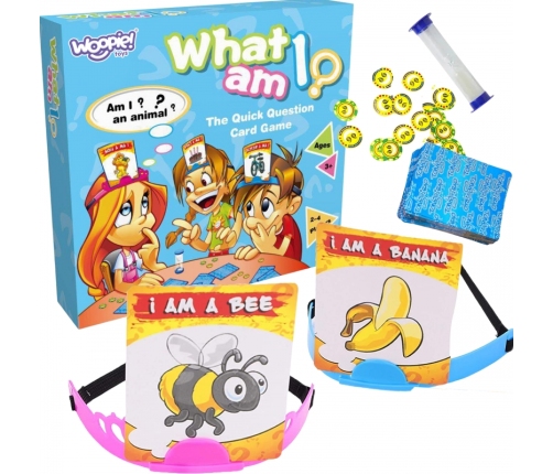 WOOPIE Kim jestem? Zgadnij Gra Rodzinna Rozrywkowa