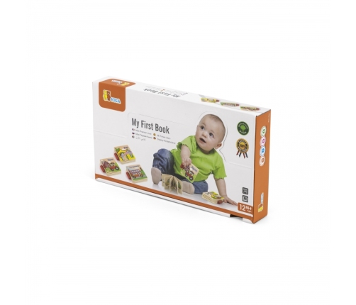 VIGA Moja Pierwsza Książeczka Drewniana 1 szt.