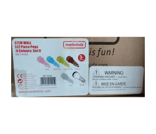 MASTERKIDZ Kołeczki Do Tablicy 512 Szt. 6 Kolorów