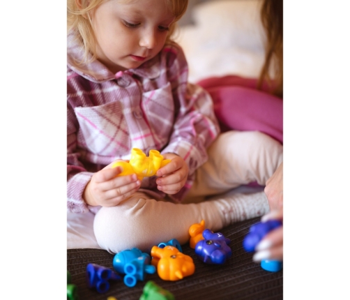 WOOPIE Figurki Montessori Zestaw Edukacyjny Jednorożce do Składania 