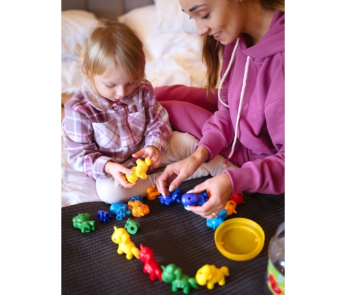 WOOPIE Figurki Montessori Zestaw Edukacyjny Jednorożce do Składania 