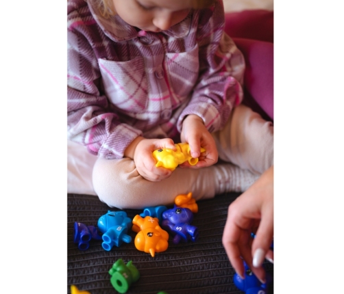 WOOPIE Figurki Montessori Zestaw Edukacyjny Jednorożce do Składania 