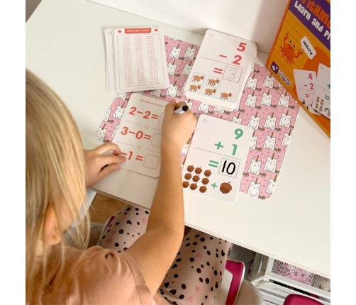 WOOPIE Karty Edukacyjne Fiszki Do Nauki Liczenia