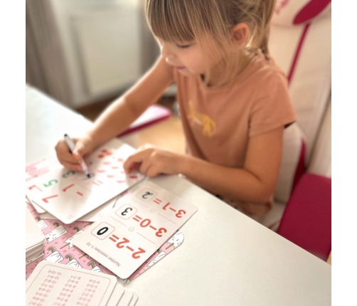 WOOPIE Karty Edukacyjne Fiszki Do Nauki Liczenia