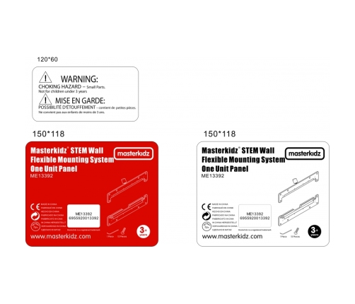 MASTERKIDZ STEM- System Montażowy Flex Do Tablic Edukacyjnych