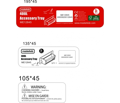 Pojemnik Na Akcesoria Przezroczysta Ścianka - Masterkidz Tablica Naukowo-Edukacyjna STEM