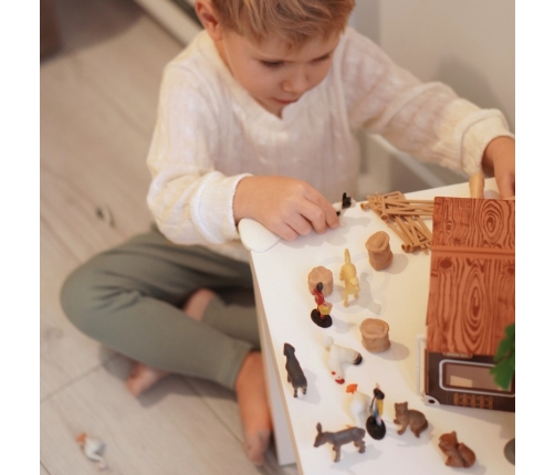 WOOPIE Zestaw Mały Rolnik Farma Zagroda + Zwierzęta i Akcesoria