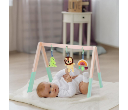 TOOKY TOY Baby Gym Stojak Edukacyjny Gimnastyczny 3 Zawieszki