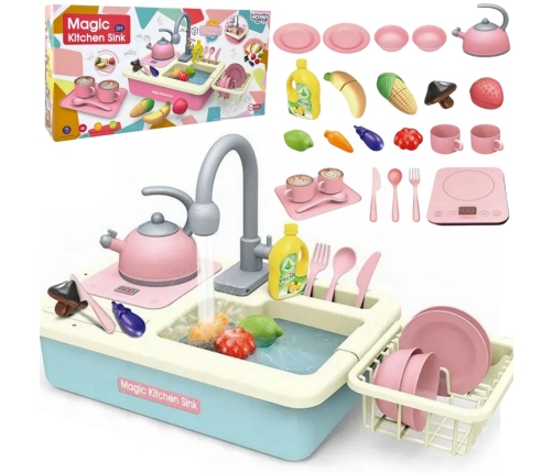 WOOPIE Раковина 2в1 Blue