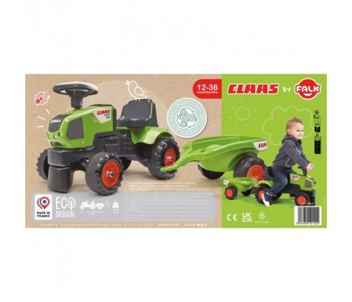 Трактор-каталка FALK Baby Claas Axos 310 Green