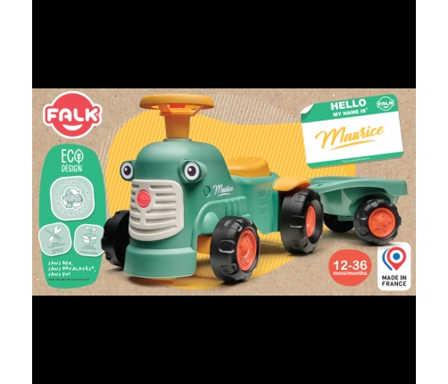 FALK Baby Maurice Green Vintage Детская машина-каталка трактор