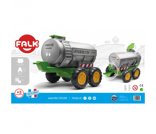 Falk Przyczepka Cysterna Joskin dla Dzieci od 3 Lat