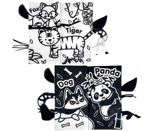 WOOPIE BABY Książeczka Kontrastowa Sensoryczna Dla Niemowląt