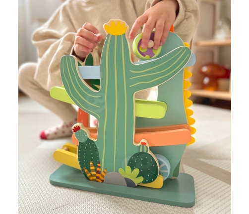 CLASSIC WORLD Kolorowa Zjeżdżalnia Tor Dinozaur 5 el.