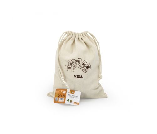 VIGA Nakrętki i Śrubki Dopasuj i Zakręcaj Zabawka Zręcznościowa