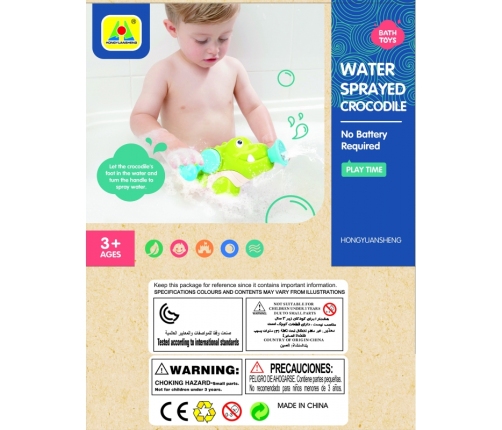 WOOPIE Pompka na Wodę Zabawka Krokodylek