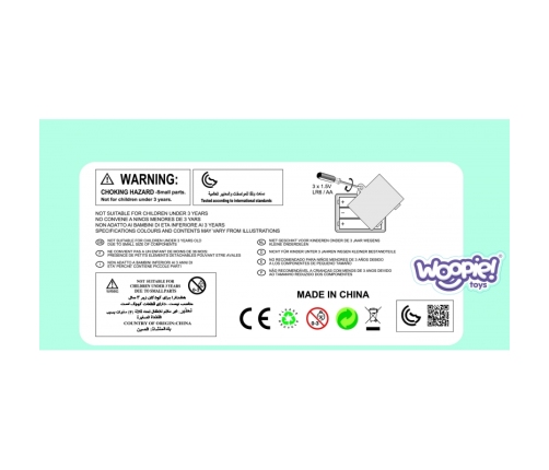 WOOPIE Interaktywny Odkurzacz dla Dzieci z Funkcją Ssania