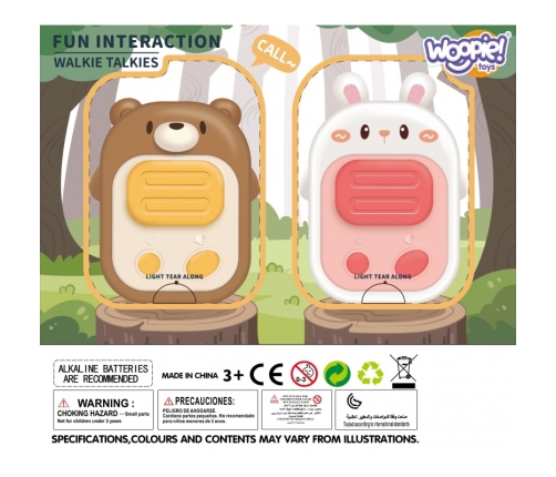 WOOPIE Zestaw 2 Krótkofalówki Walki - Talki