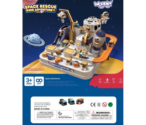 WOOPIE Interaktywny Tor Przeszkód Samochodowy 