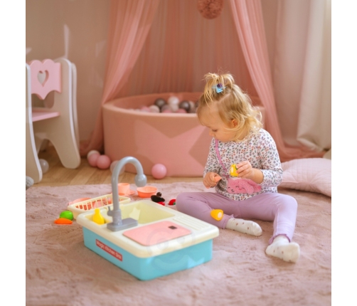 WOOPIE Раковина 2в1 Blue