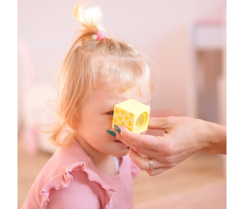 CLASSIC WORLD Drewniane Klocki Sensoryczne 7 Funkcji Układanka Multifunkcyjna Kształty Dźwięk MONTESSORI 14 el.