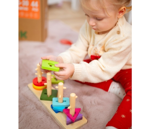 TOOKY TOY Box Pudełko XXL Montessori Edukacyjne 7w1 Sensoryczne 25-30 Mies.