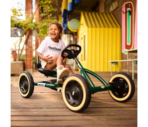 BERG Gokart Na Pedały Buddy Retro Green do 50 kg