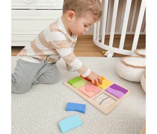 TOOKY TOY Box Pudełko XXL Montessori Edukacyjne 7w1 Sensoryczne 31-36 Mies.