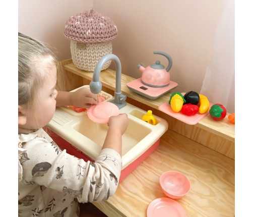 WOOPIE Раковина 2в1 Pink