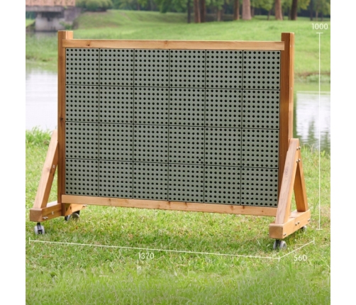 MASTERKIDZ Drewniana Ściana Tablica XXL Naukowa Kreatywna STEM WALL Outdoor