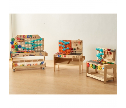 MASTERKIDZ Zestaw Akcesoriów do Stołu Warsztatowego STEM 111 el.