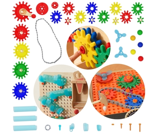 MASTERKIDZ Zestaw Akcesoriów do Stołu Warsztatowego STEM 111 el.