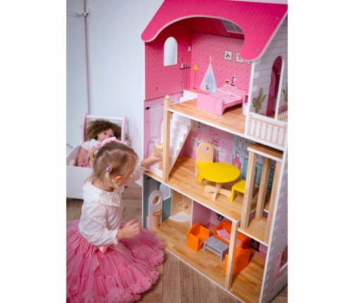 VIGA Duży Drewniany Domek dla Lalek