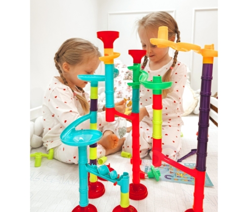 WOOPIE Kulodrom Tor Kulkowy Zestaw Spirala 113 el.