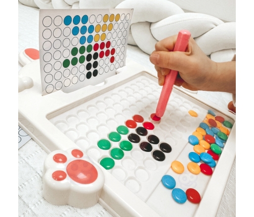 WOOPIE Tablica Magnetyczna dla Dzieci Montessori MagPad Królik