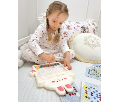 WOOPIE Tablica Magnetyczna dla Dzieci Montessori MagPad Królik