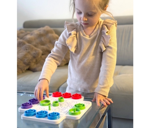 WOOPIE Strategiczna Gra Logiczna Trening Mózgu Kółko i Krzyżyk 36 el.