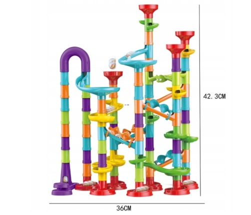 WOOPIE Kulodrom Tor Kulkowy Zestaw Spirala 113 el.