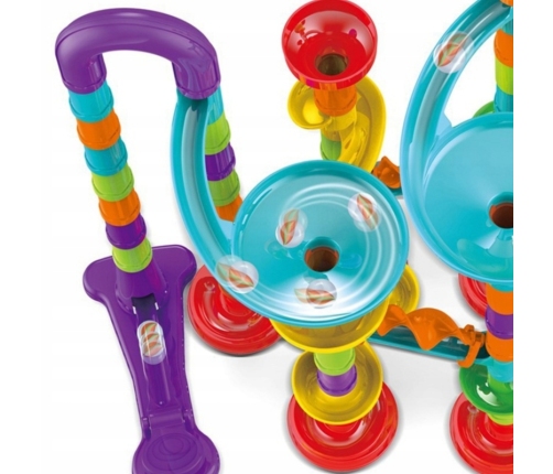 WOOPIE Kulodrom Tor Kulkowy Zestaw Spirala 113 el.