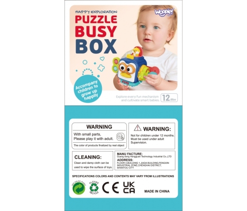 WOOPIE Pingwinek Montessori Piłka Sensoryczna 6w1