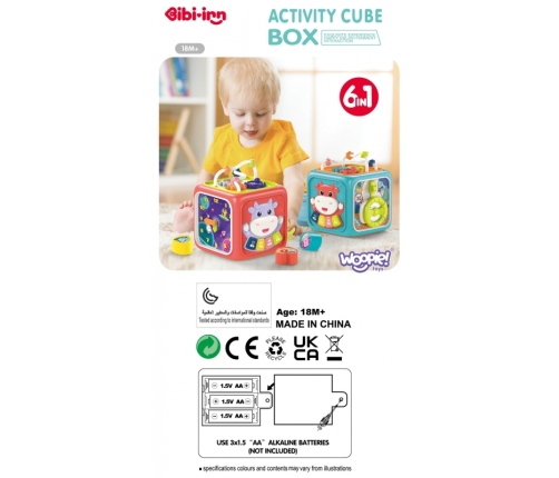 WOOPIE Gra Zręcznościowa Wbijanka Kreta Sznurek Ośmiornica Zielony 2w1