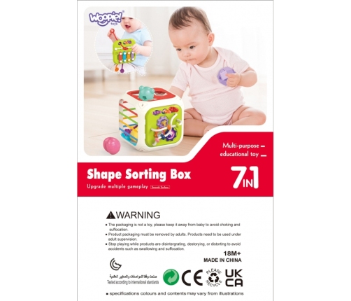 WOOPIE BABY Sensoryczna Edukacyjna Kostka Aktywności